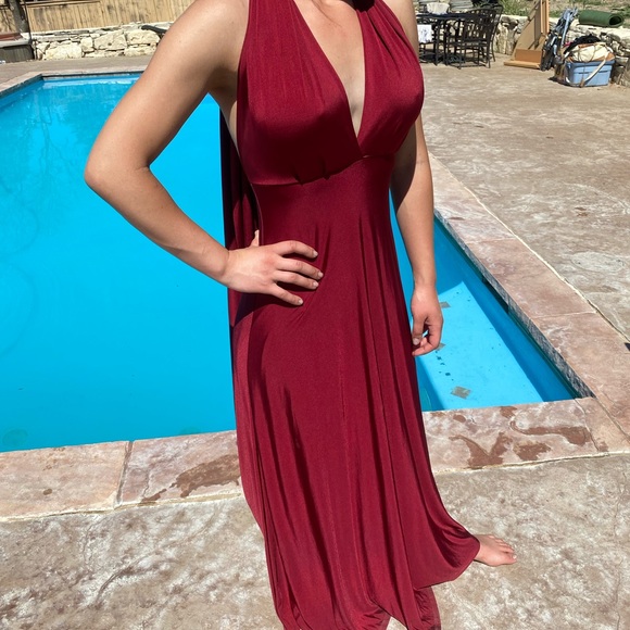 Lulu’s multi style floor length dress - Picture 1 of 9